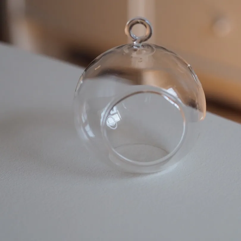 Small Glass Terrarium Ball photo 4