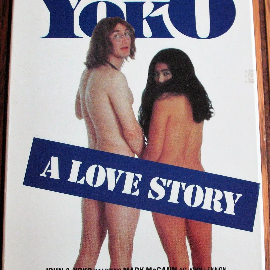JOHN & YOKO : A LOVE STORY VHS Tape photo 3