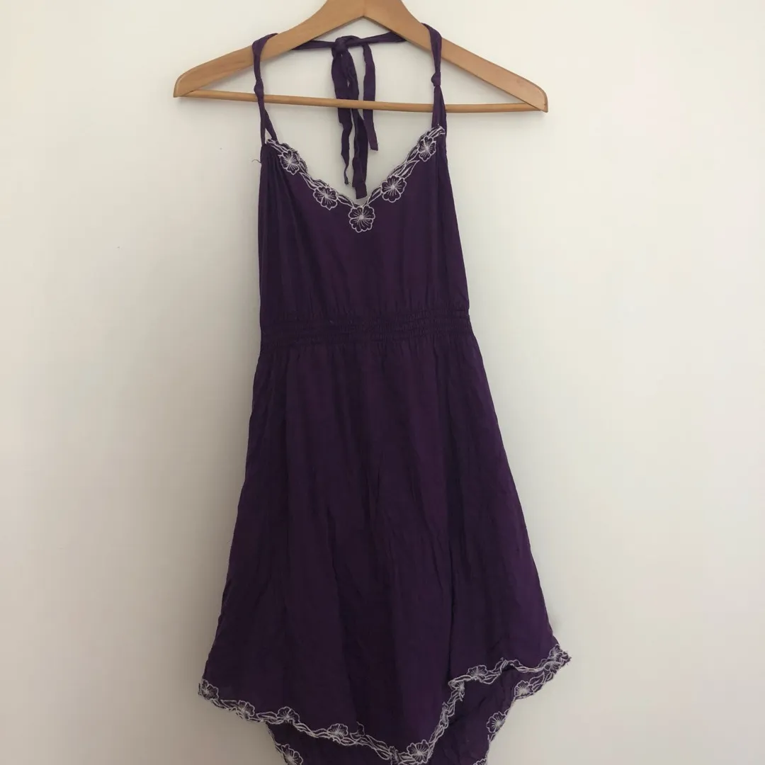 Purple Stretchy Dress photo 1