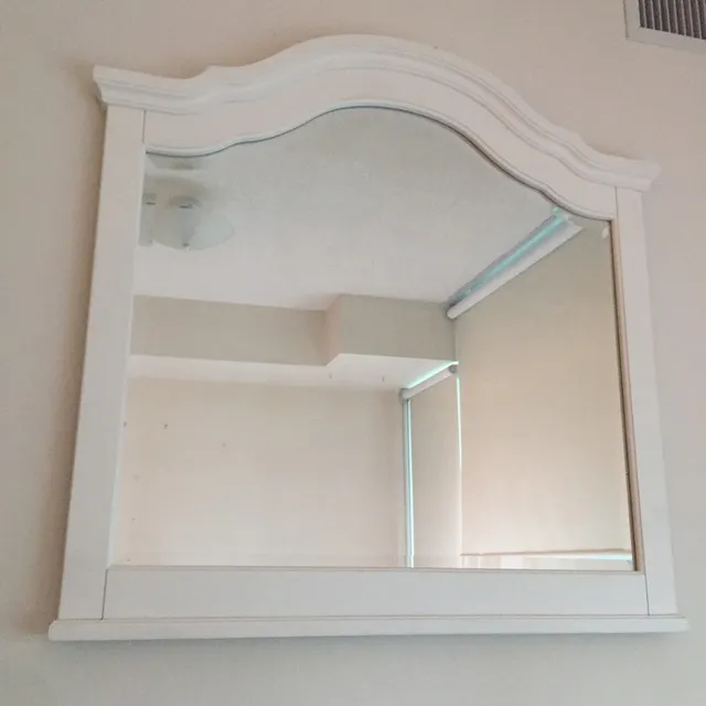 Large White Mirror For Sale! photo 3