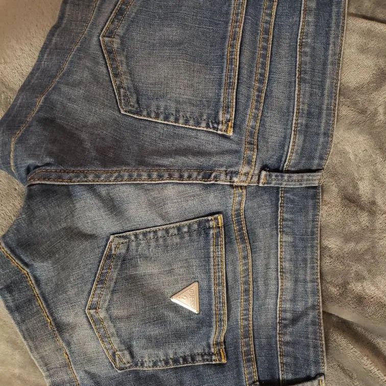 Guess Jean Shorts Size 27 photo 1