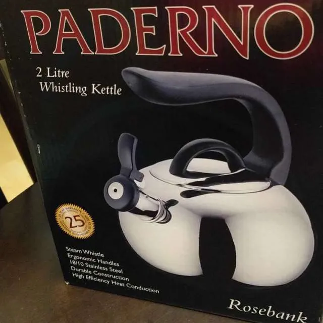 Paderno 2 L Whistling Kettle photo 1