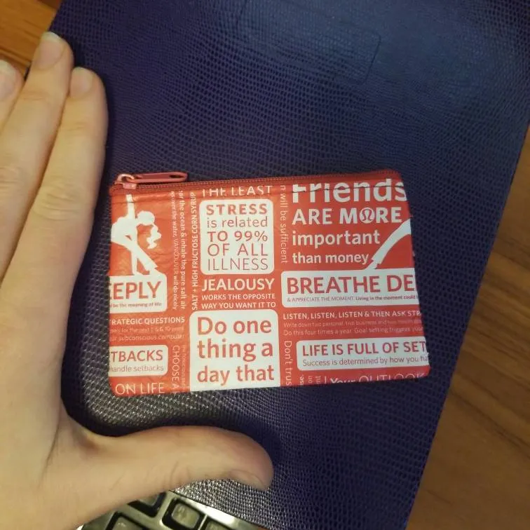 Giftcard Sized Lululemon Zippered Pouch photo 1