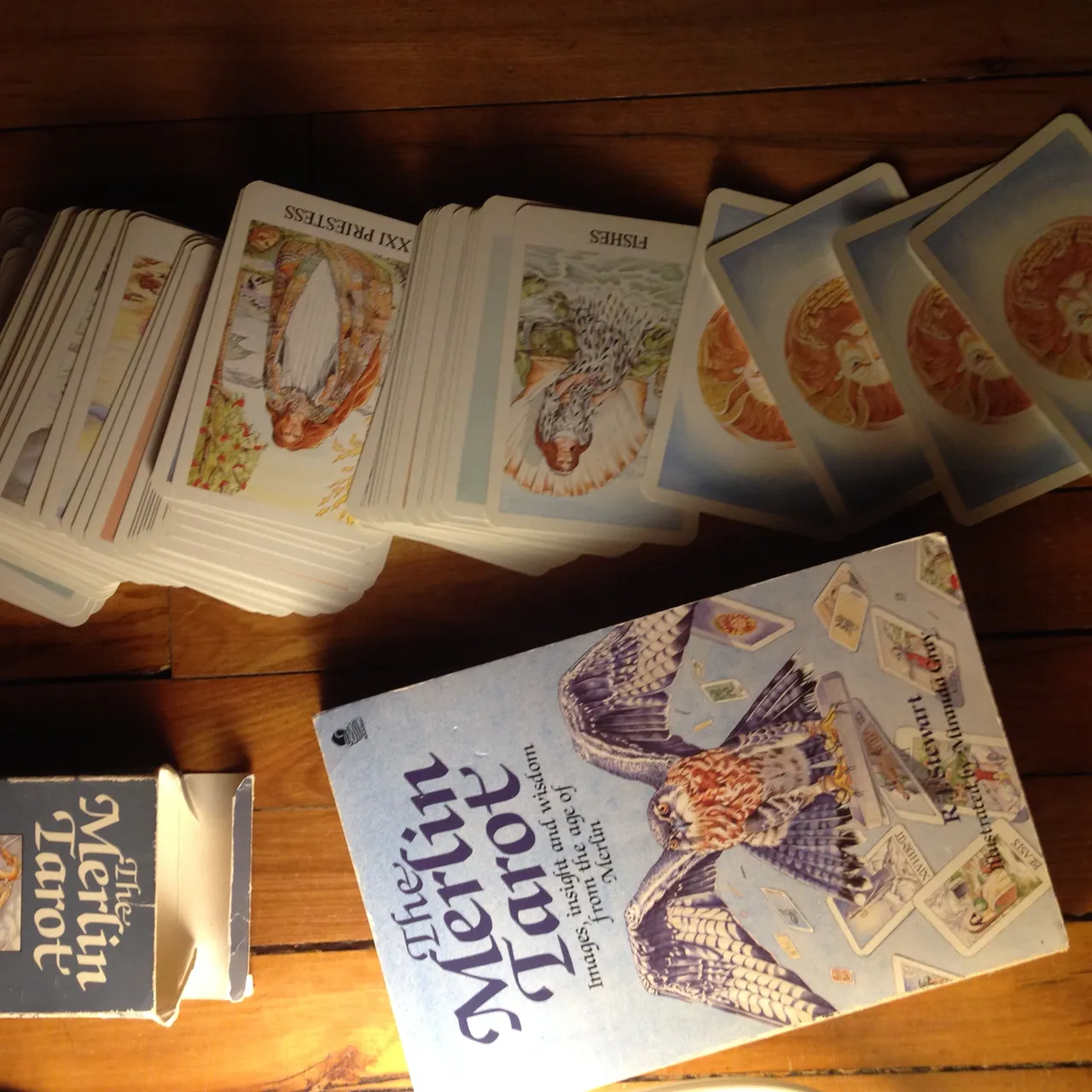 Tarot cards and book photo 1