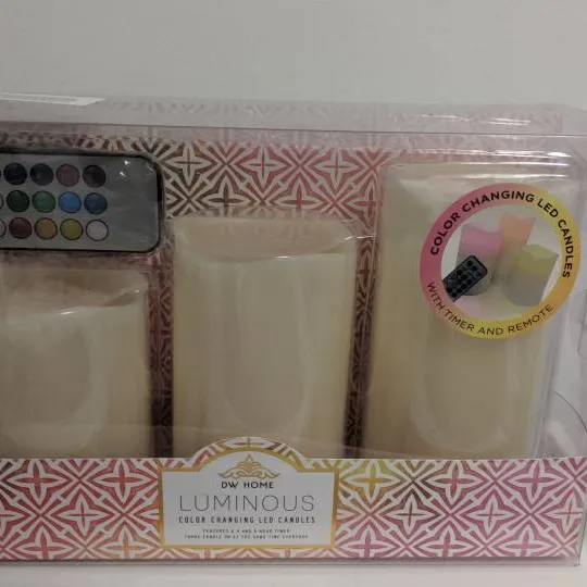 BNIB Color Changing LED Candle photo 1