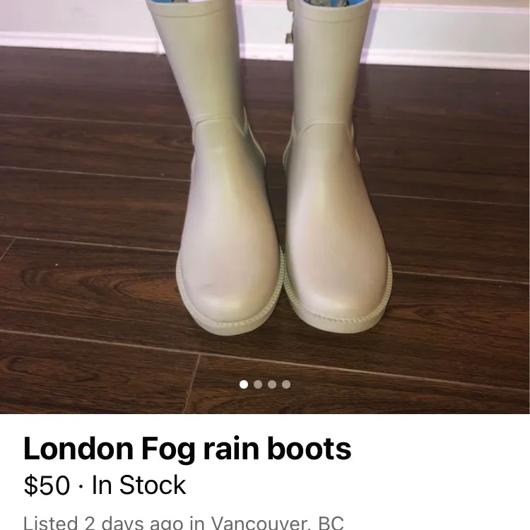 London Fog Rain Boots photo 1