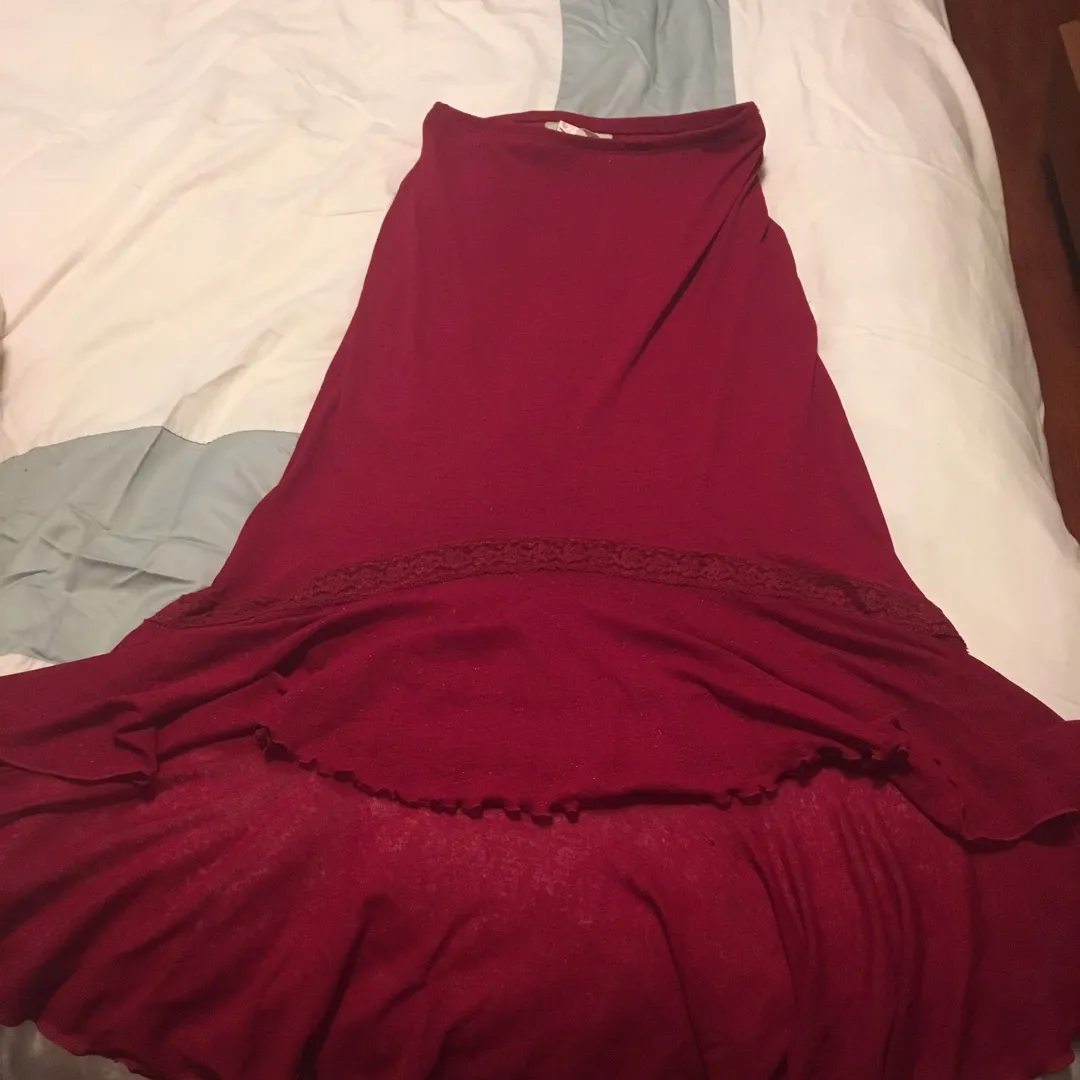 Red Vintage Skirt photo 1