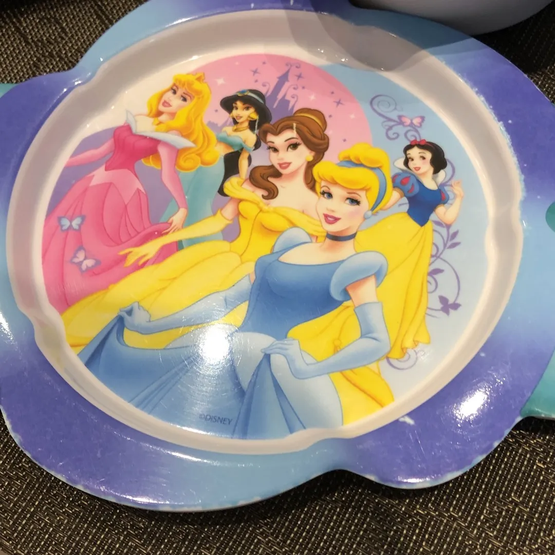 Free Plastic Bowl And Dish (Disney Princess) photo 1