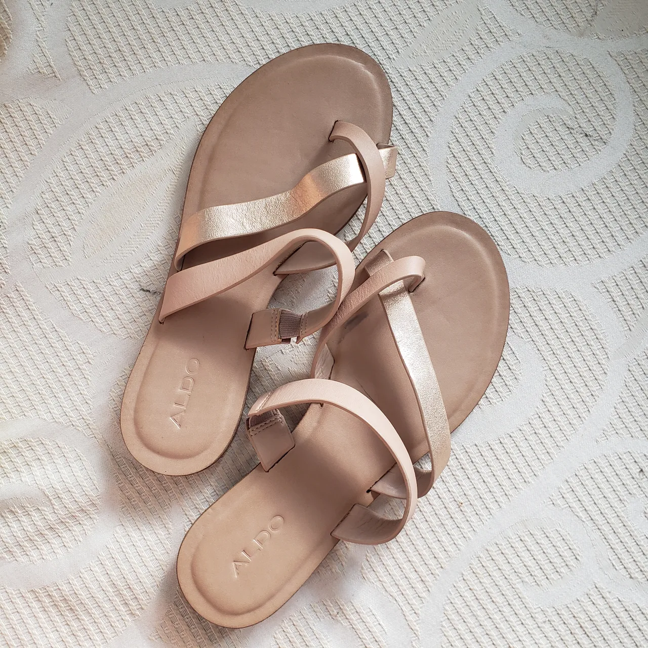 Summer leather sandals. Size 6.5 photo 1