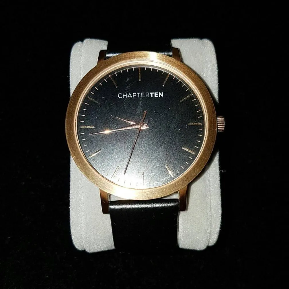 Gorgeous Black and Rose Gold / Copper Watch photo 1