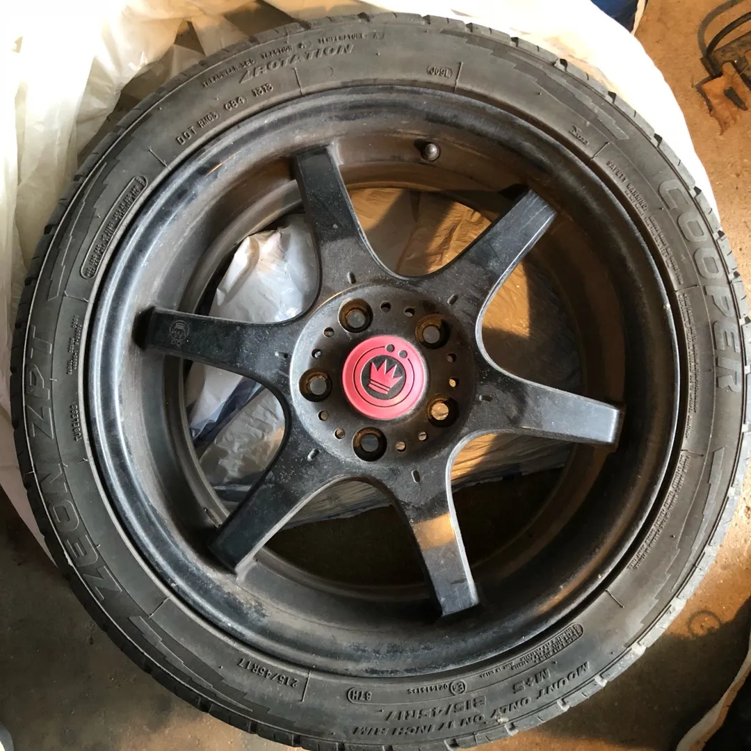 Konig 17” Rims And Tires photo 3