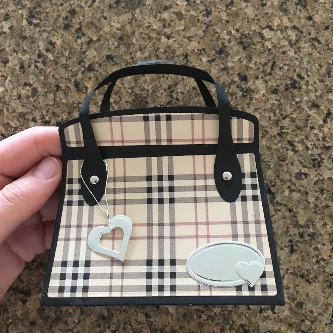 Hand Made “Burberry” Gift Card Holder photo 1