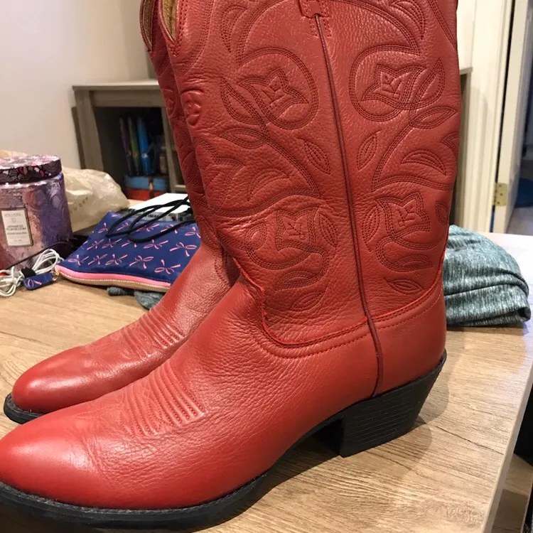 Red Cowboy Boots photo 1