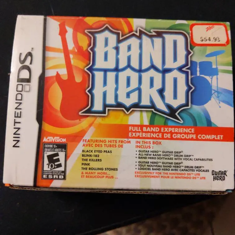 Band Hero Nintendo DS photo 1