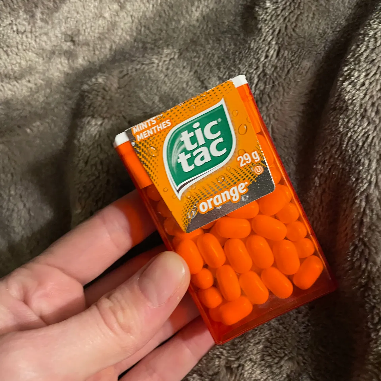 Sealed orange tic tacs  photo 1