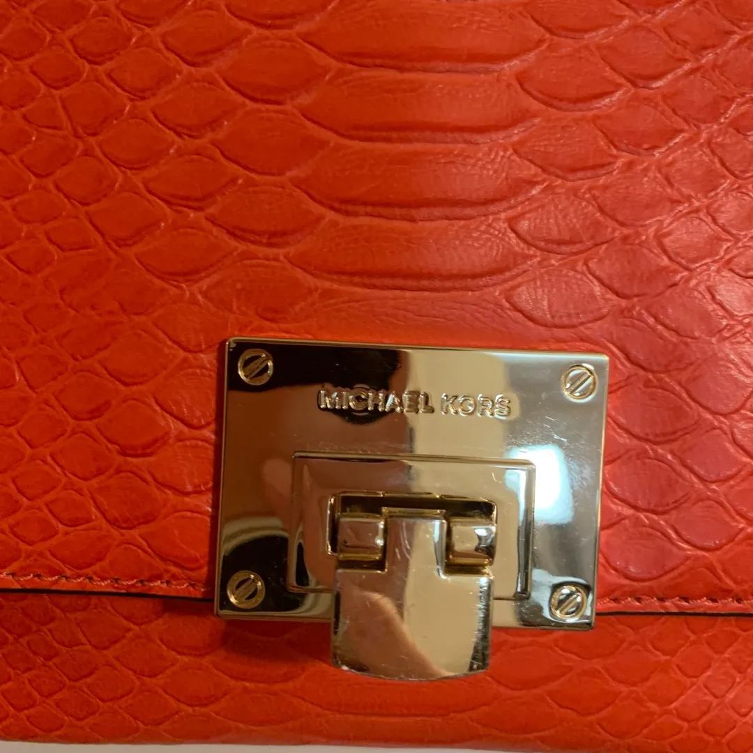 Michael Kors Clutch Purse In Perfect Condition! photo 3
