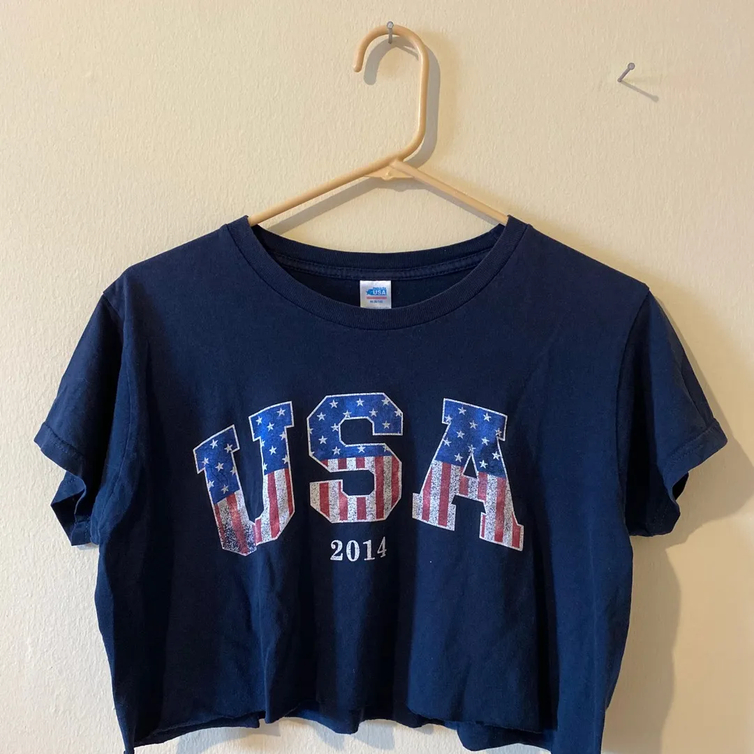 USA 2014 Cropped Shirt photo 1