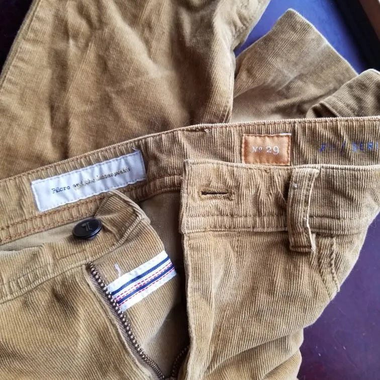 Corduroy pants from Anthropologie Size 29 photo 3