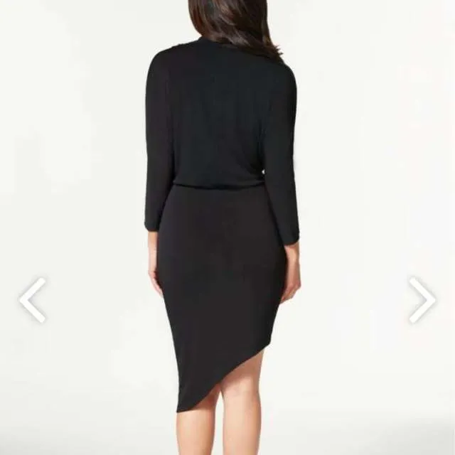 New Black, Asymmetrical Dress (Size XS) photo 5
