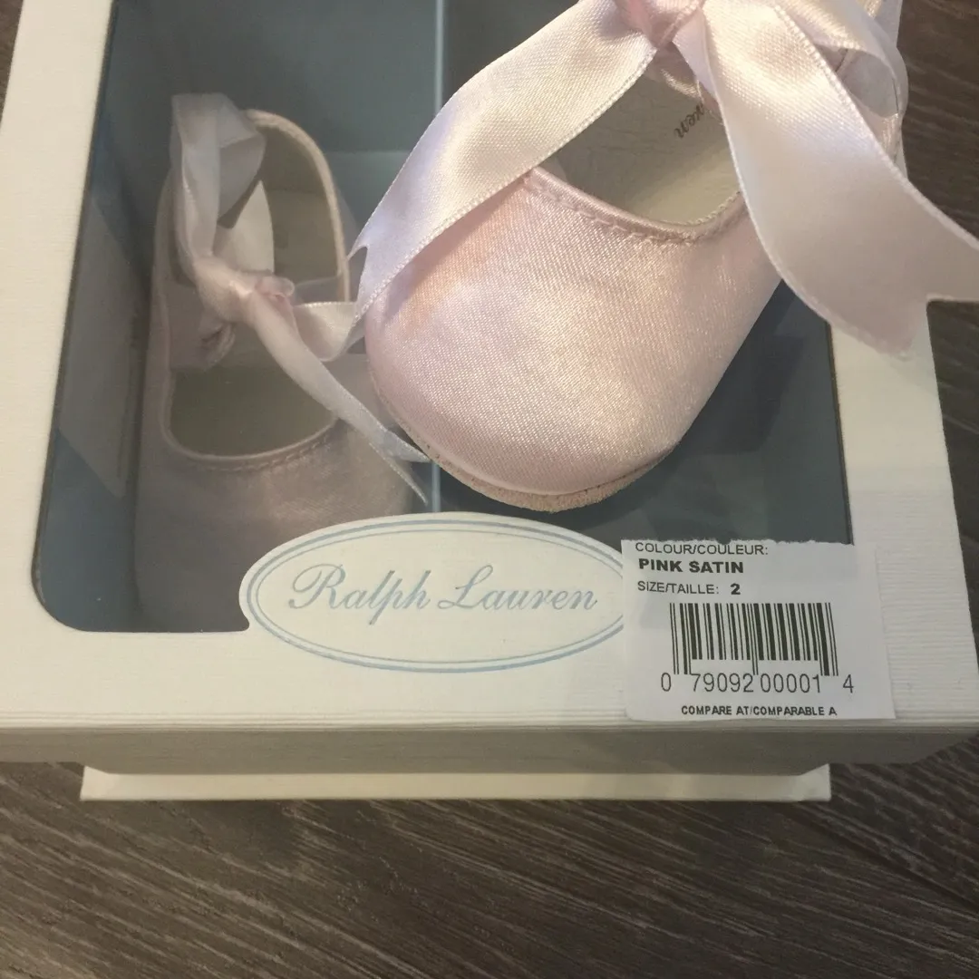 Ralph Lauren Baby Shoes Size 2 Brand New photo 1