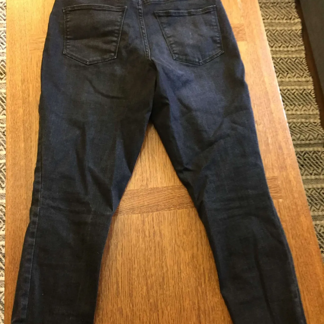 High waisted black jeans, size 6/28 photo 7