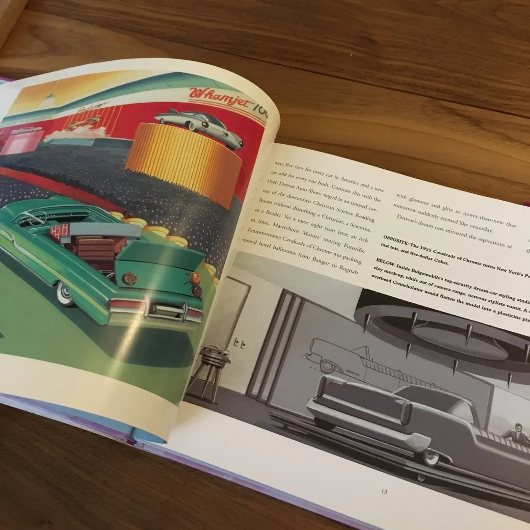 Retro Futuristic Car Book photo 5