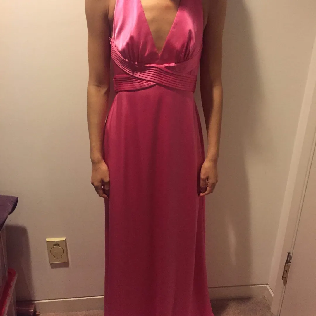 BCBG Pink Full Length Dress photo 1
