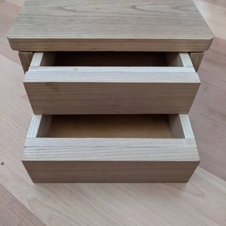 Handmade Wooden Box With Drawers photo 3