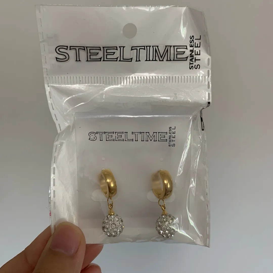 stainless steel earrings photo 1