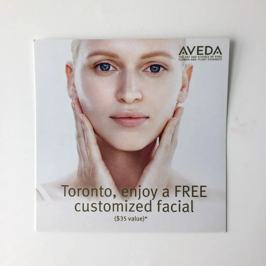 Free Facial at AVEDA Gift Card photo 1