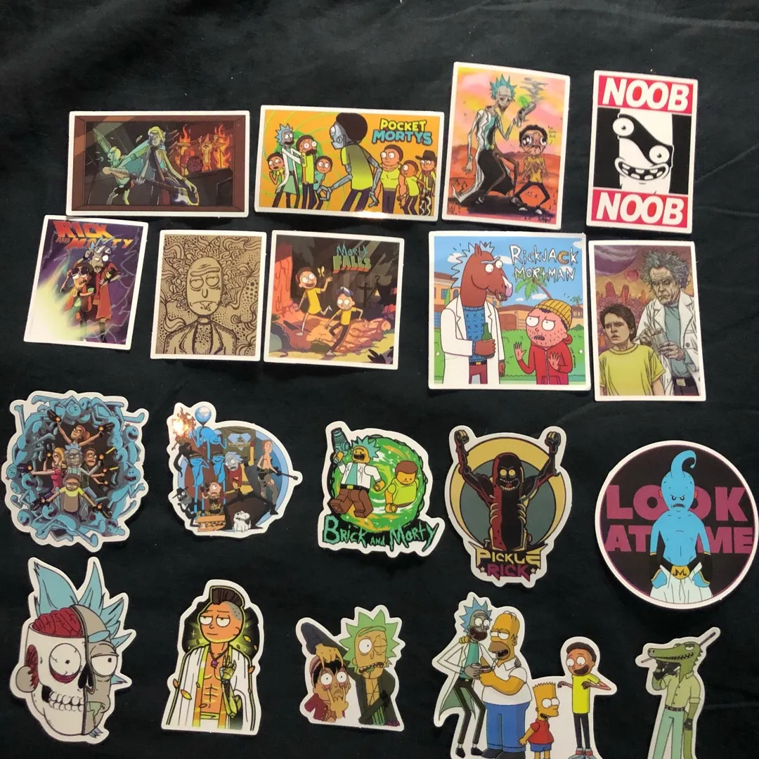 19 Rick And Morty Stickers! photo 1