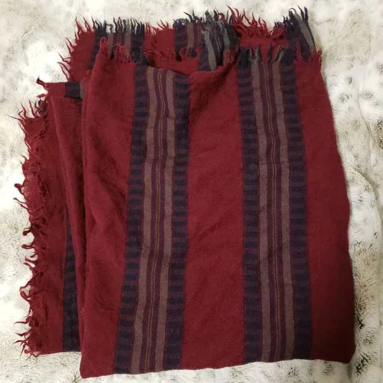 Wilfred Scarf - Maroon photo 3