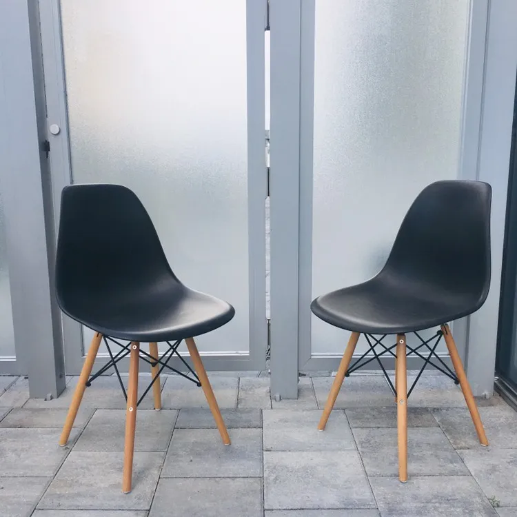 Eames Style Chairs x2 photo 1