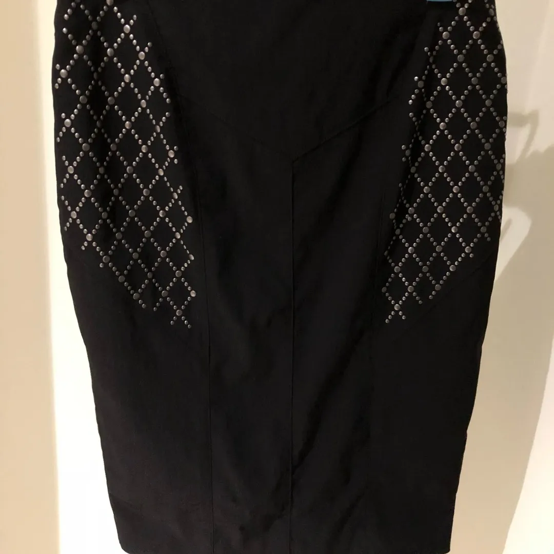 Brand New Le Chateau Black Skirt Size 00 Fits XS photo 1
