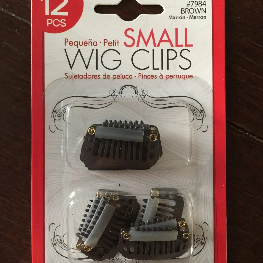 12 Small Wig Clips photo 1