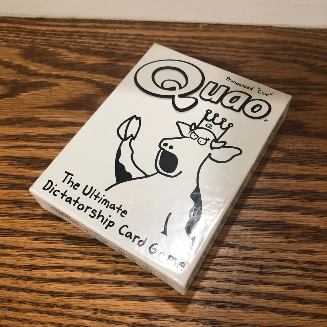 Quao “Pronounced Cow” Card Game New Never Played Board Game.... photo 1