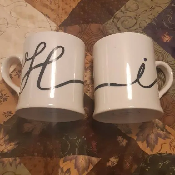 H & I Monogram Mugs photo 1
