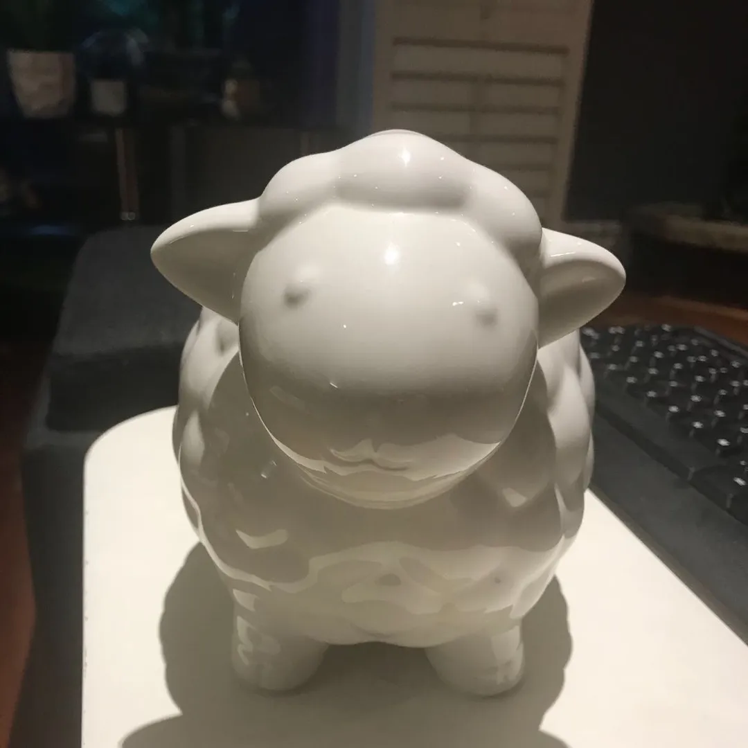 Ceramic Sheep piggy Bank photo 1