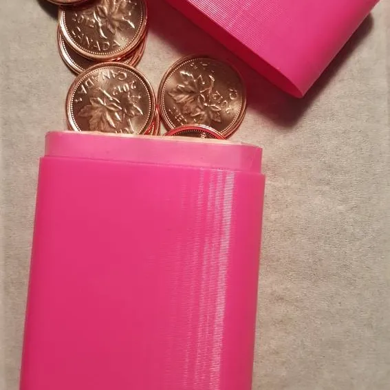 Pink Coin Holder with 10 Brilliant Uncirculated 2012 Canadian... photo 1