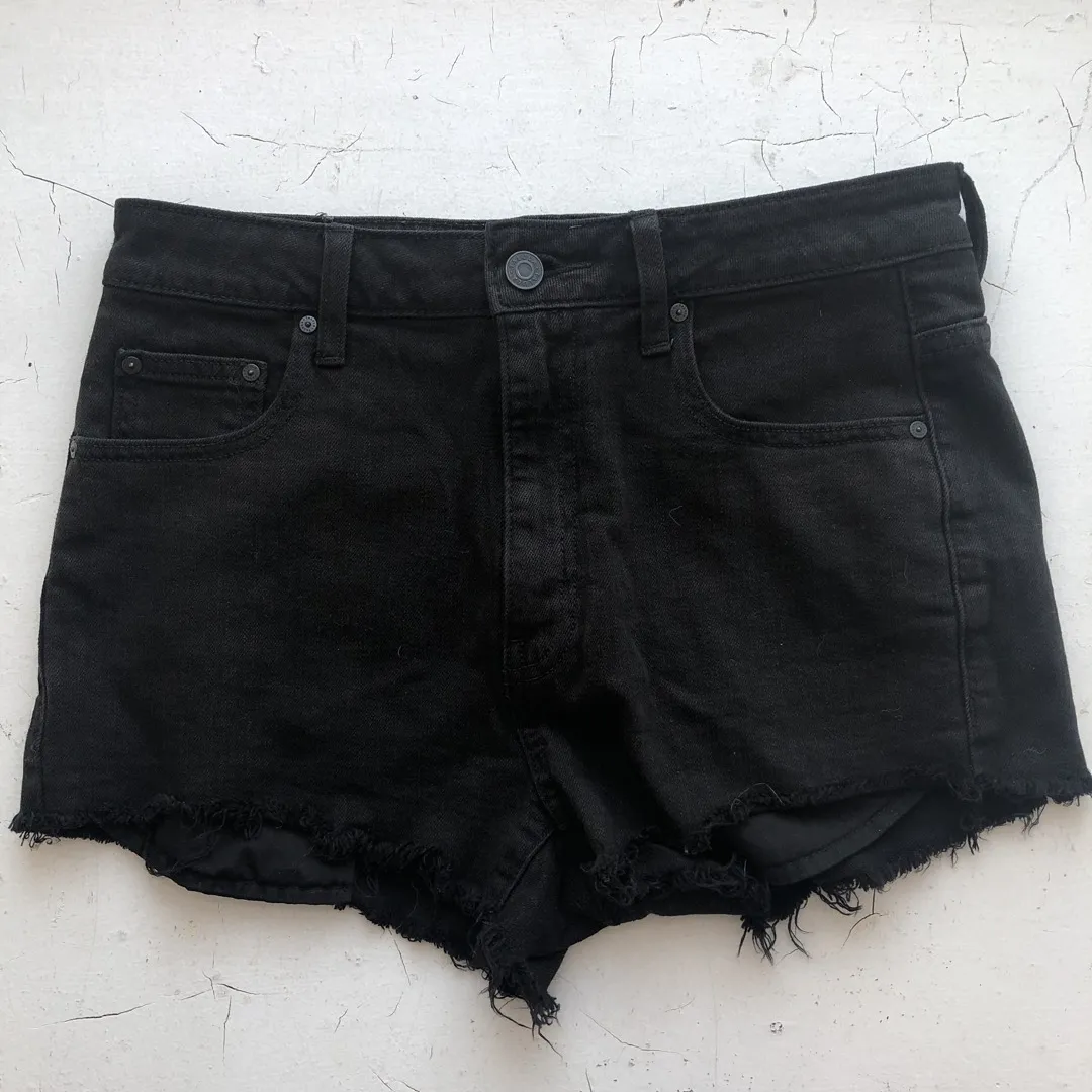 Talula Black Jean Shorts photo 1
