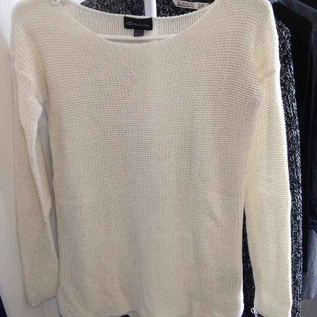 White Knit Sweater photo 1