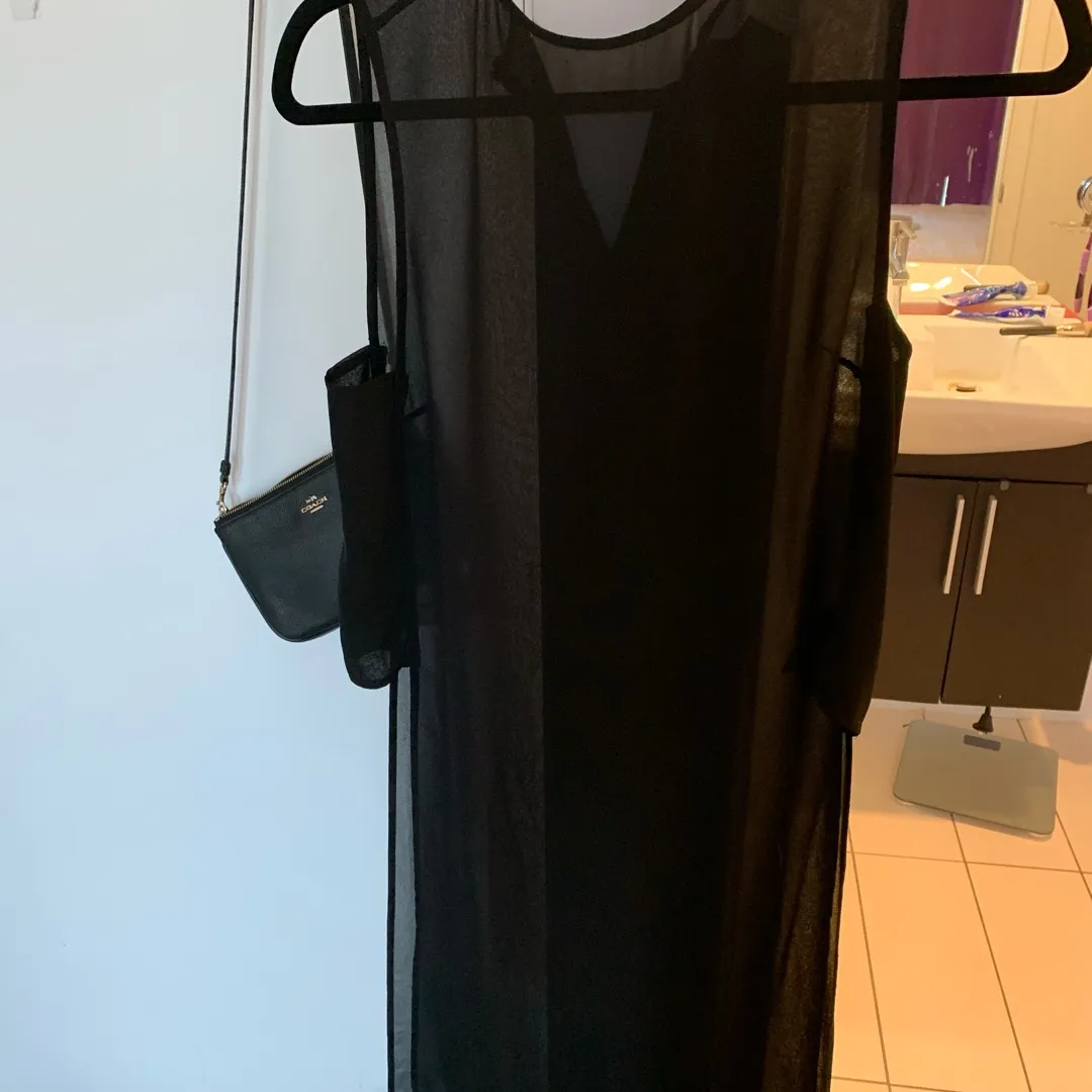 Sheet Black Tunic ? Dress ? Not Sure What To Call It photo 1