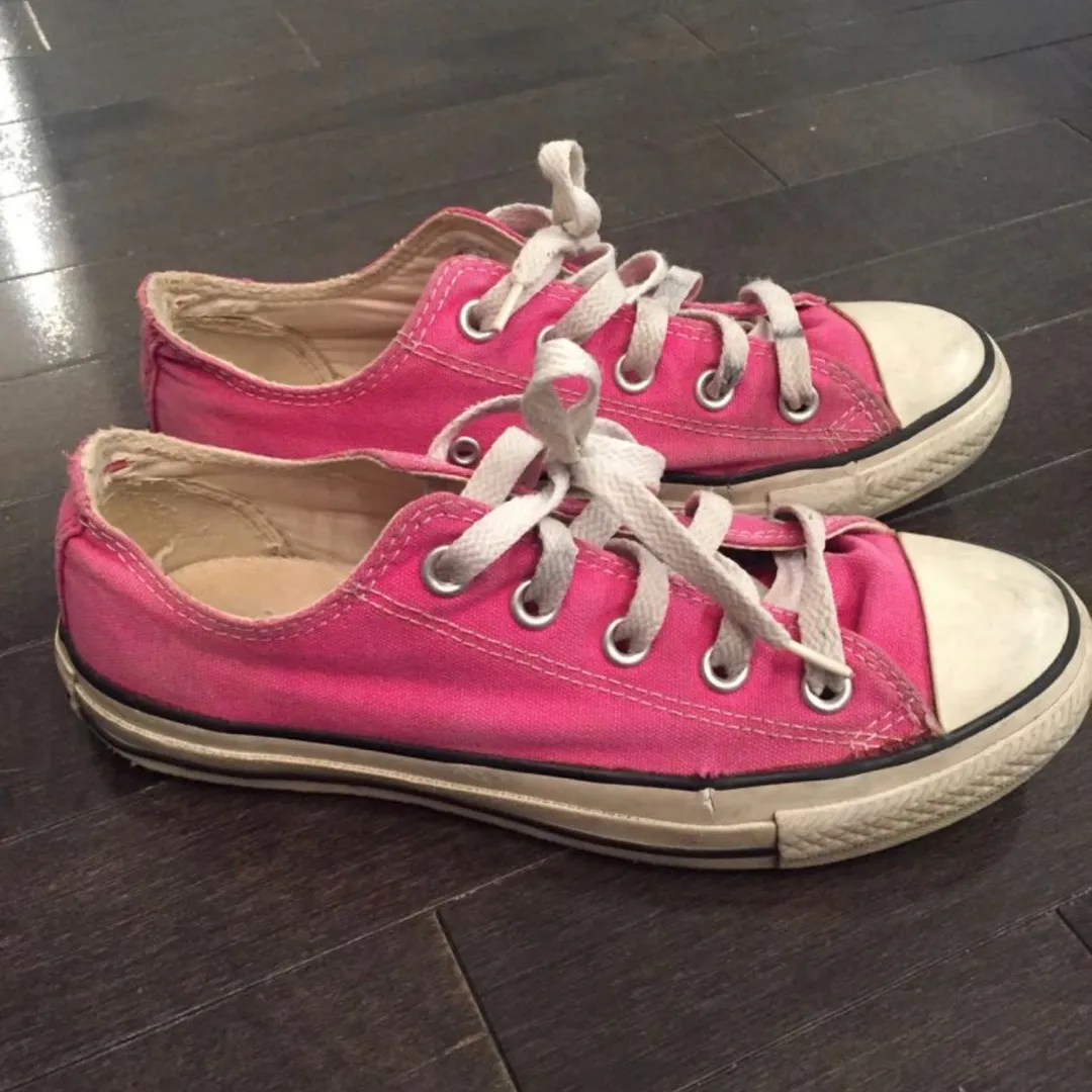 Pink Converse! photo 1