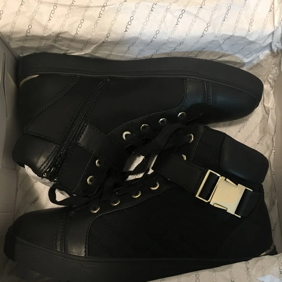 Brand New ALDO Black Sneaker photo 1