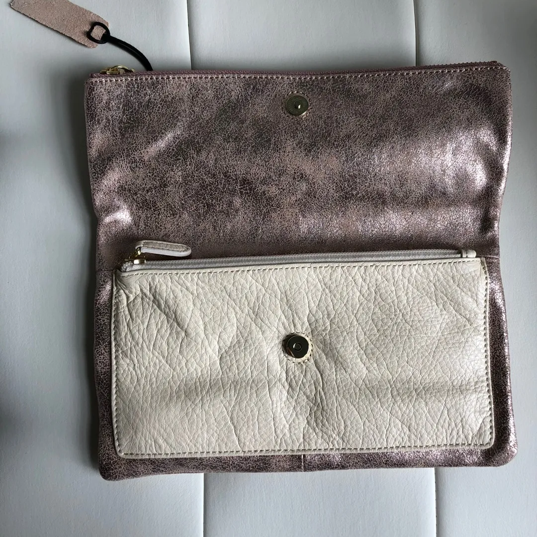 Brand New Leather Clutch From GAP photo 3