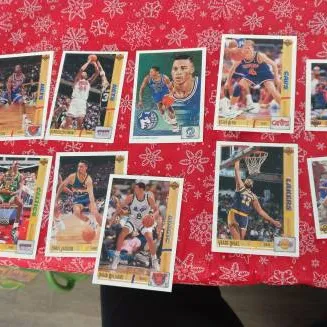 1991-92 Upper deck NBA Basketball various Card Lot photo 1