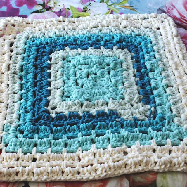 Handmade Soft Crochet Baby Blanket photo 3