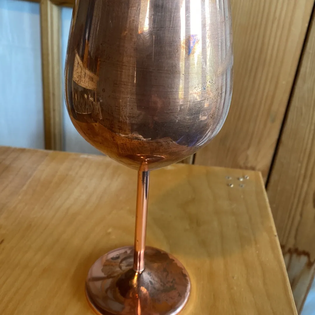Copper Wine Glass photo 1