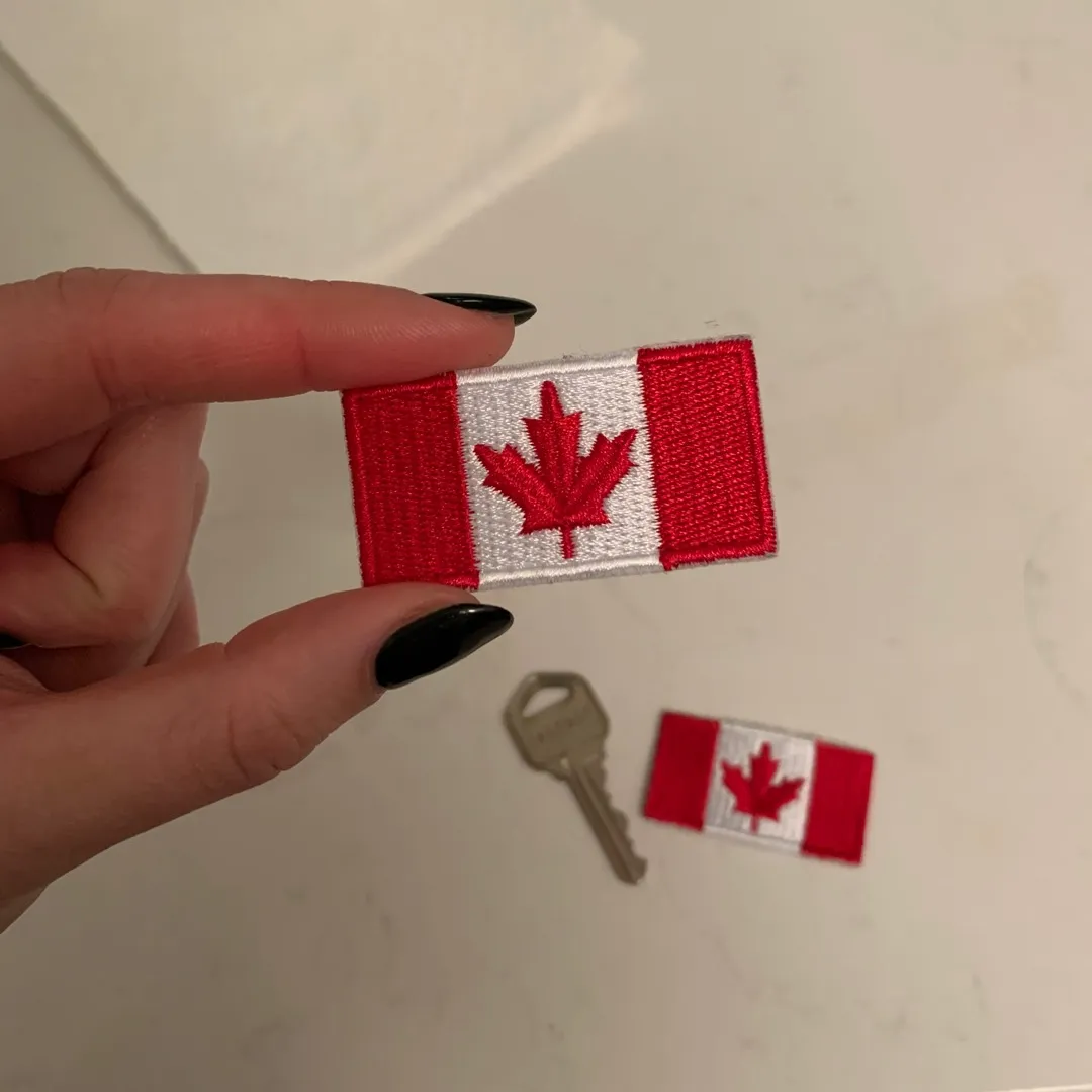 2 Canadian Flag Patches photo 1