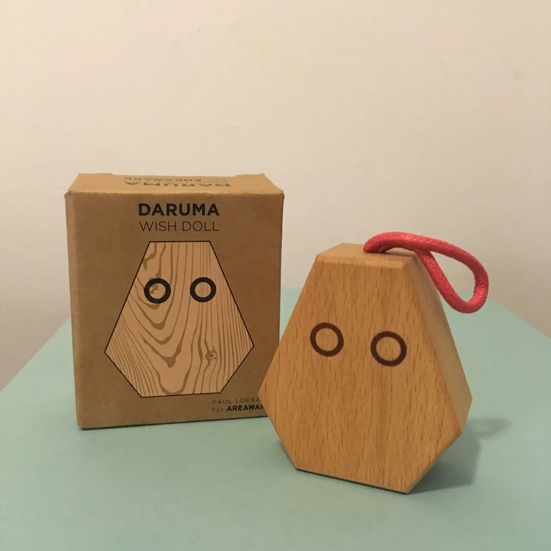 Daruma Wooden Wish Doll 💫 photo 1